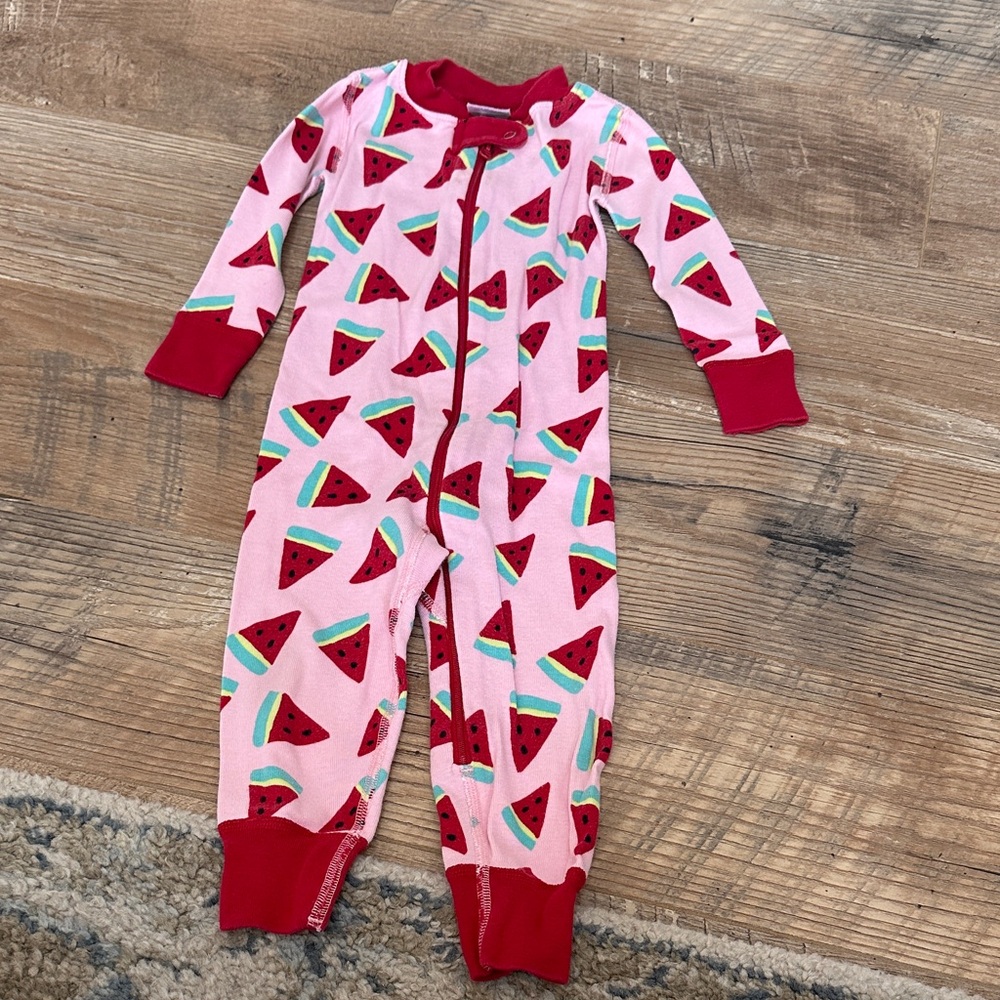 HA Watermelon Print Kids One Piece